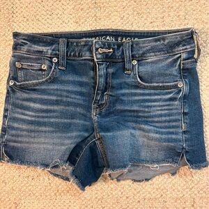 American Eagle Distressed Denim Shorts